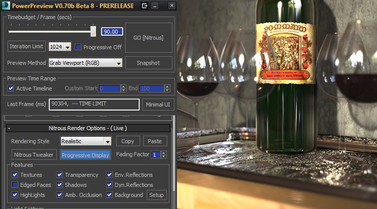 PowerPreview for 3ds Max 2012+