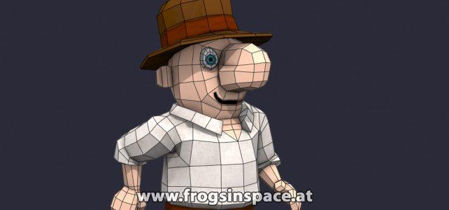 Ultra-lowpoly Walkcycle Tests… Ultra-lowpoly Walkcycle Tests…